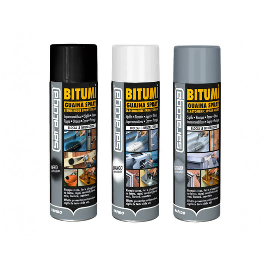 Bombola Bitumì Saratoga guaina spray nero 500 ml