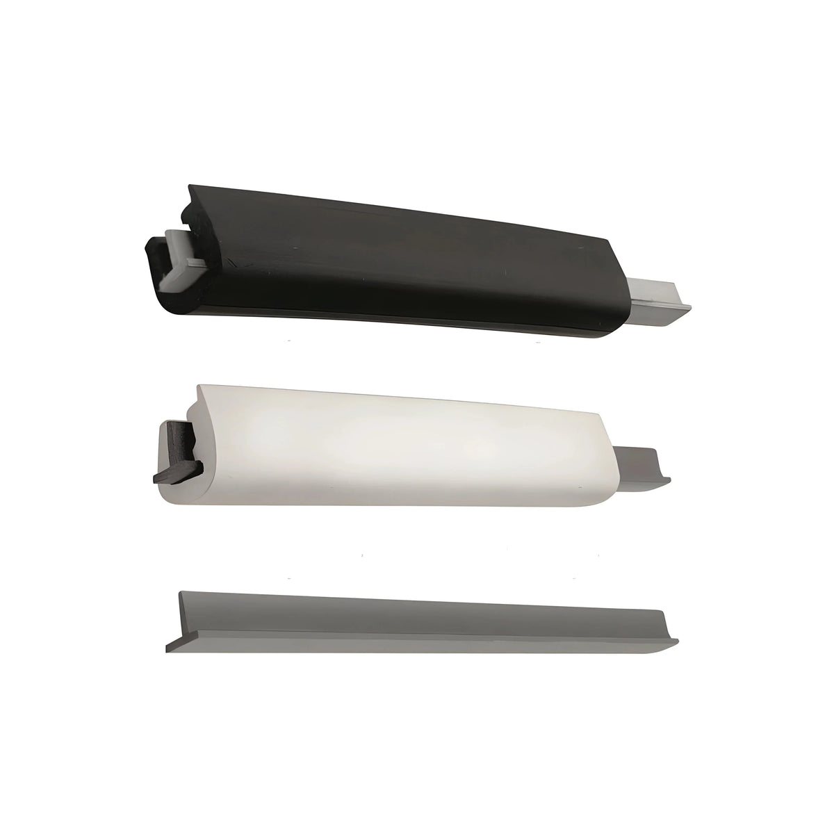 Bottazzo profilo parabordo T1 in PVC nero altezza 36mm per imbarcazioni.