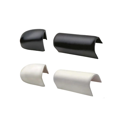 Bottazzo profilo parabordo T1 in PVC nero altezza 36mm per imbarcazioni.