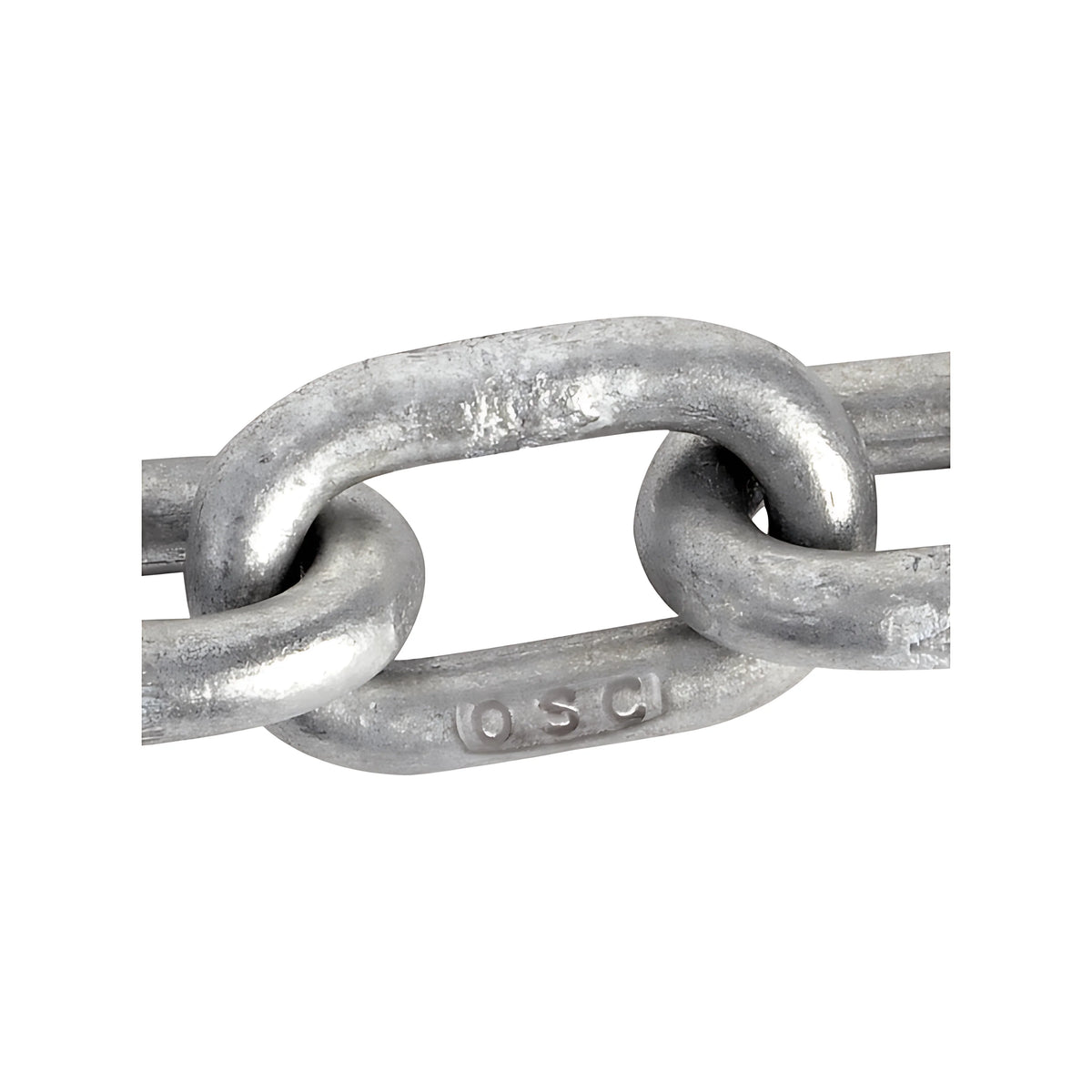 Catena calibrata zincata a fuoco 8 mm per salpa ancora e verricelli windlass disponibile in 25, 50, 75 e 100 metri norma DIN766 ISO