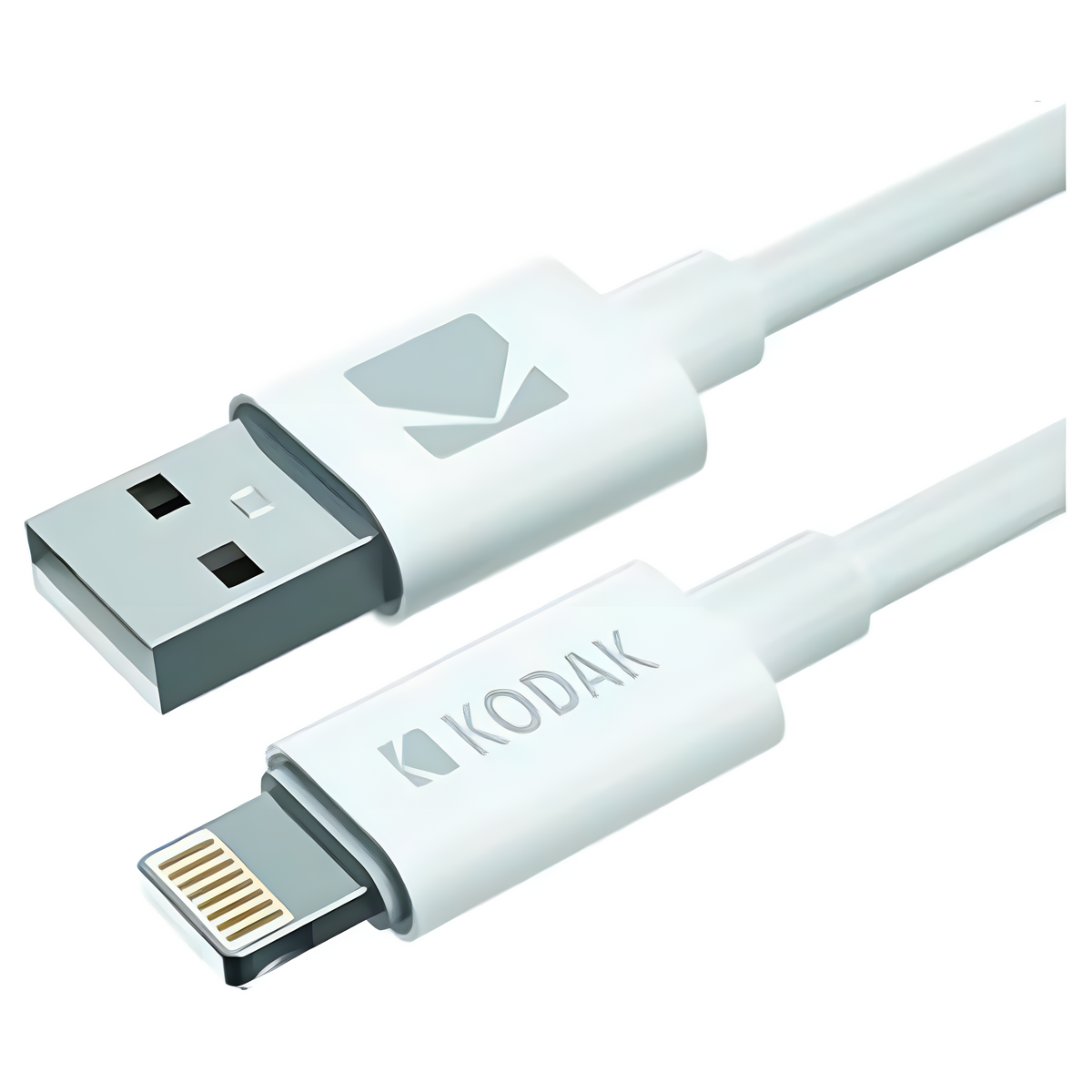 Cavo USB-A Lightning Kodak bianco 1 metro per ricarica e dati smartphone 10W