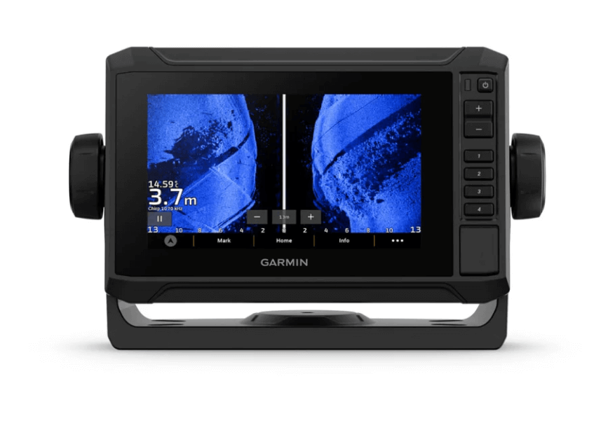 Chartplotter ECHOMAP UHD2 62sv da 6 pollici con touchscreen + tasti, ecoscandaglio UHD ClearVü e SideVü, GPS multibanda e compatibilità LiveScope™.