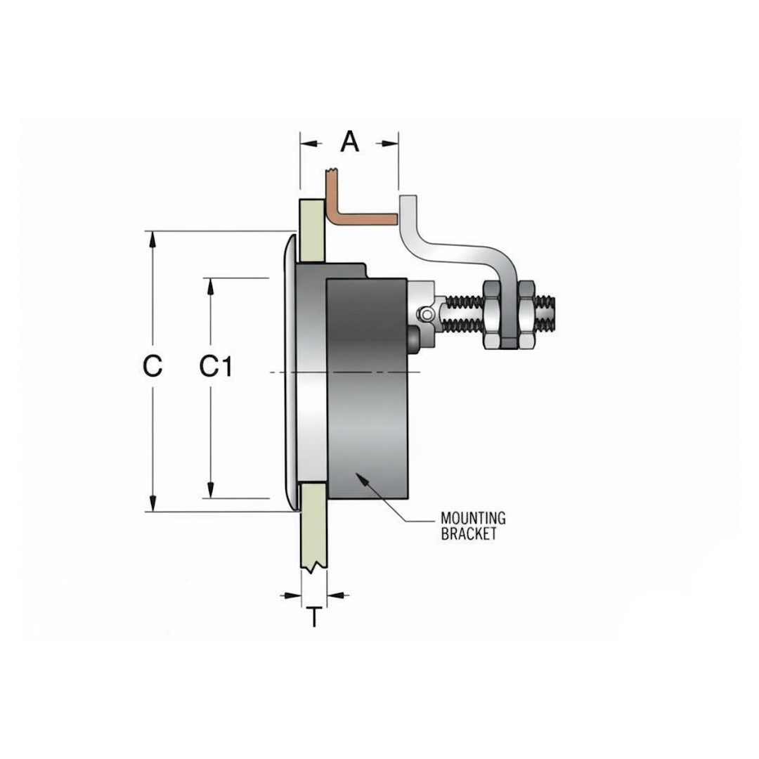 Chiusura a compressione Southco M1-20 in acciaio inox a filo per boccaporti e paglioli.