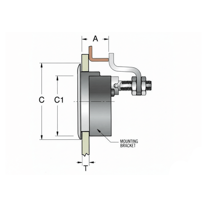 Chiusura a compressione Southco M1-20 in acciaio inox a filo per boccaporti e paglioli.