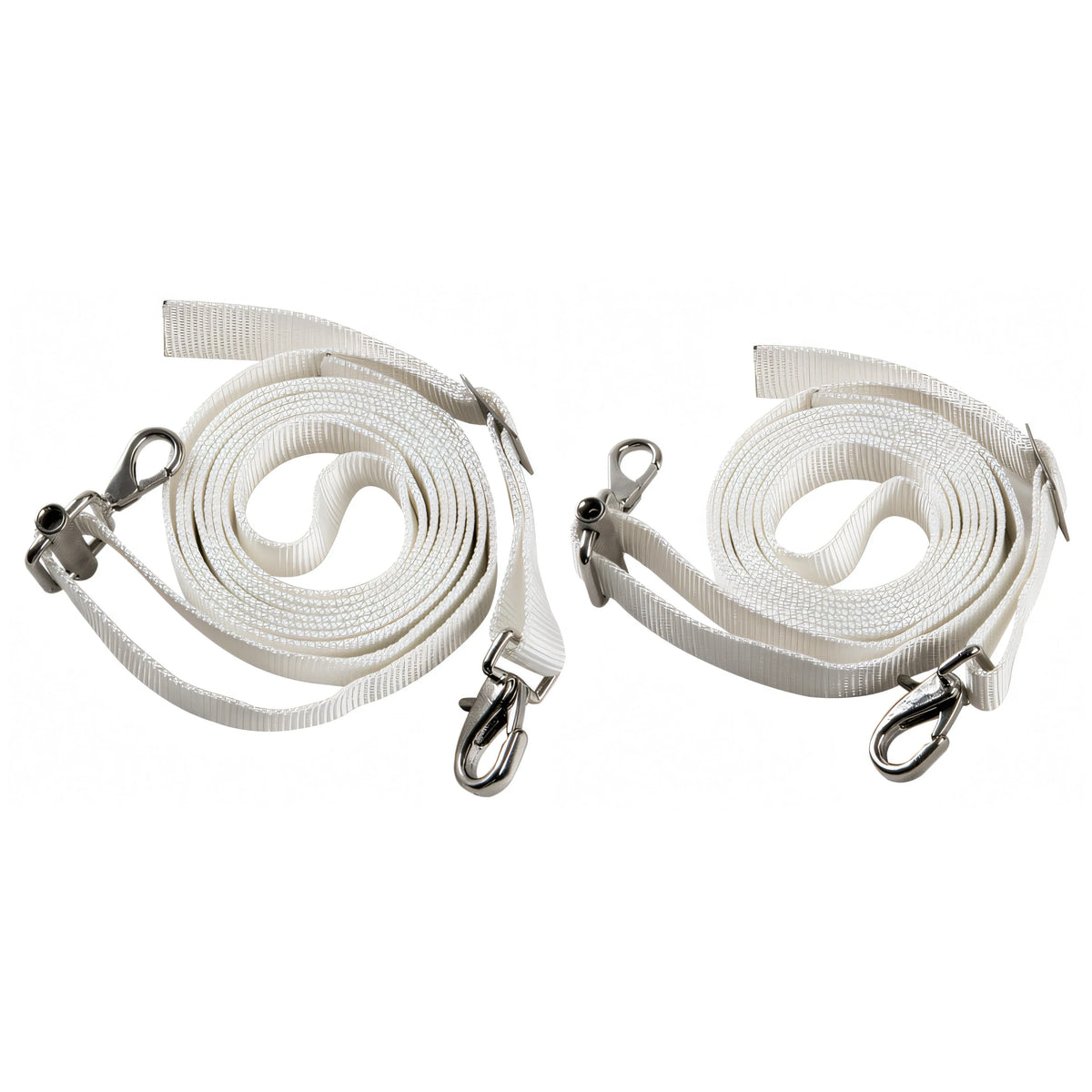 Kit cinghie di tensionamento per tendalini, coppia con moschettoni