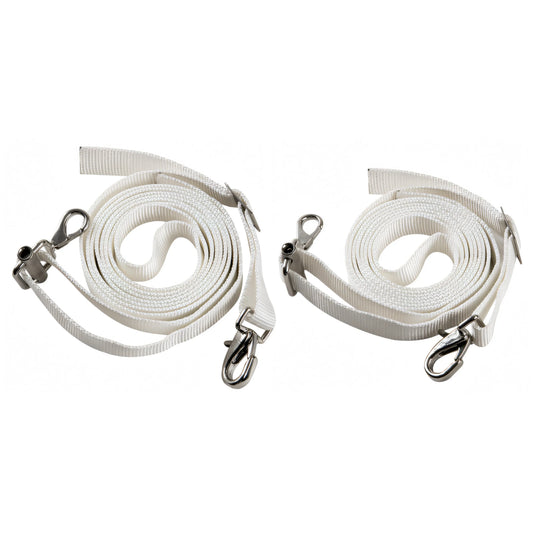 Kit cinghie di tensionamento per tendalini, coppia con moschettoni