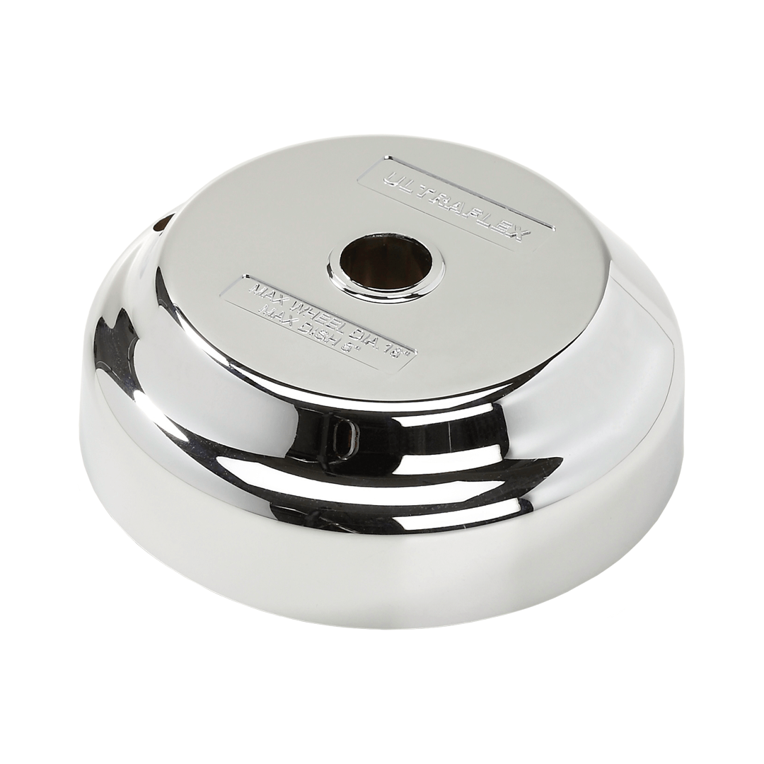 Coprimozzo cromato Ultraflex X91 tondo lucido con foro centrale per timoneria T91 e T93Z