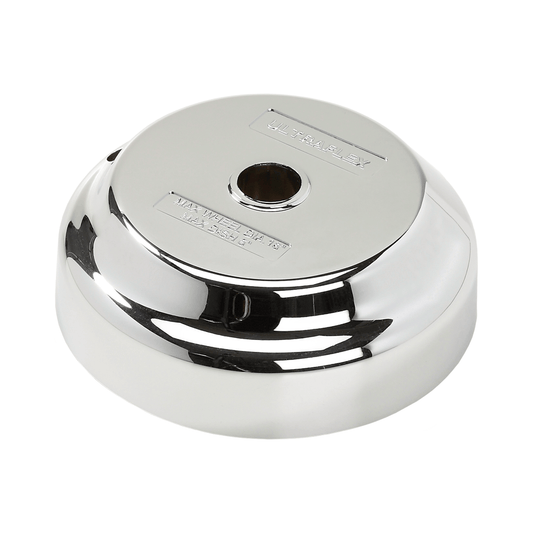 Coprimozzo cromato Ultraflex X91 tondo lucido con foro centrale per timoneria T91 e T93Z