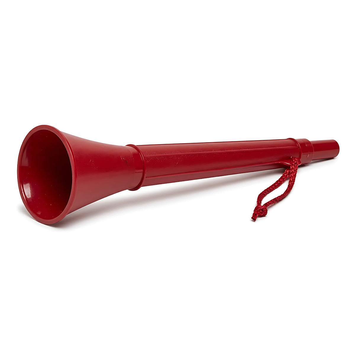 Corno da nebbia in plastica rossa nautico Osculati 29,6 cm con cordino