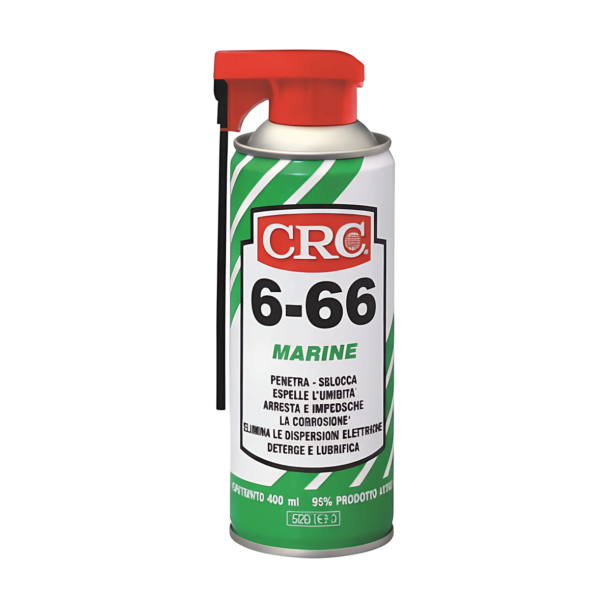 CRC 6-66 Marine lubrificante multiuso spray per ambiente marino e salmastroso, disponibile in 400 ml