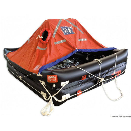 Zattera di salvataggio Osculati Deep-Sea Compact SOLAS MED
