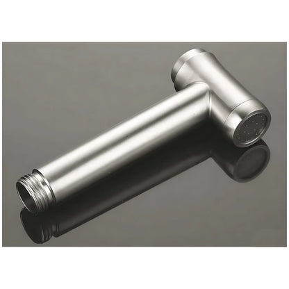 Testa doccetta Push Button professionale in Acciaio Inox 18/8 con bottone di comando apri/chiudi e attacco universale da 1/2 pollice.