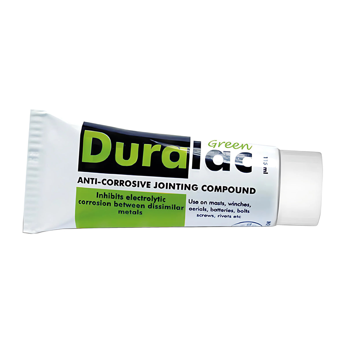 Tubetto bianco Duralac Green composto anticorrosivo galvanico per giunzioni metalli dissimili 115ml