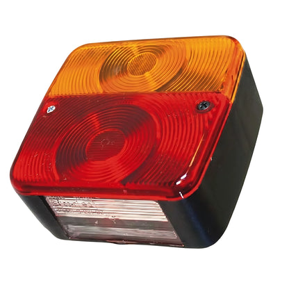 Fanale posteriore per carrelli portabarche con funzioni posizione stop e direzione disponibile in versione DX e SX