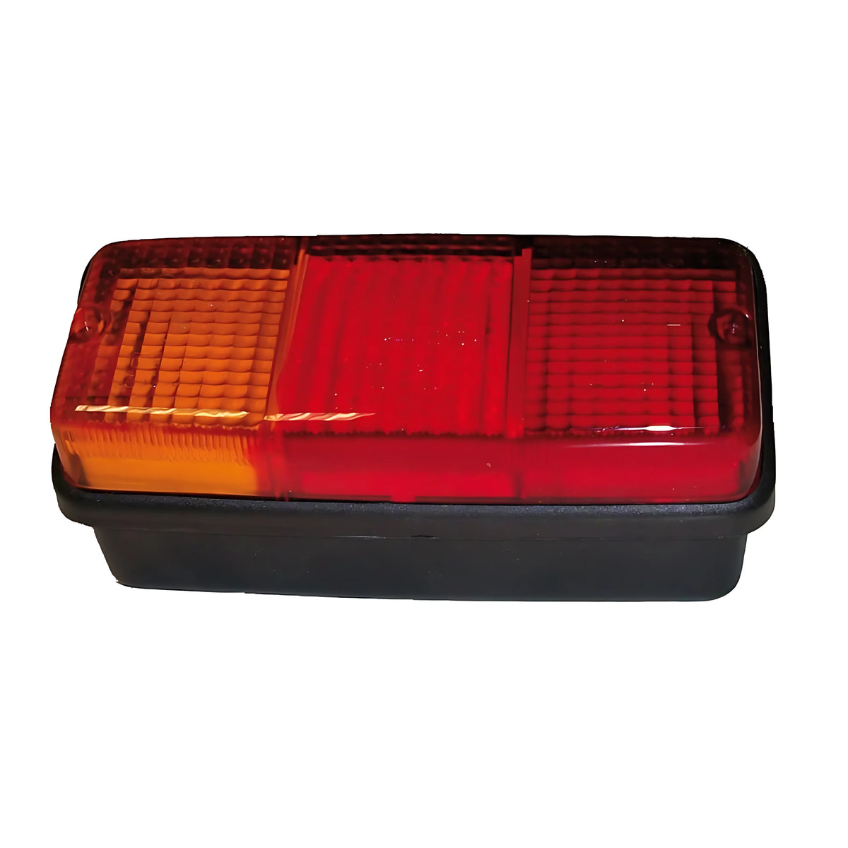 Fanale posteriore grande 160x70x70 mm per carrelli portabarche con funzioni posizione stop e direzione disponibile in versione DX e SX
