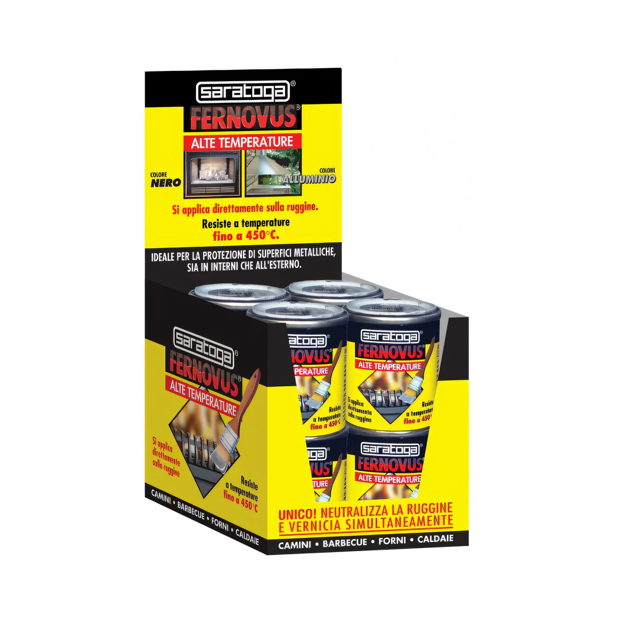 Fernovus Saratoga alte temperature, barattoli 250 ml in display box