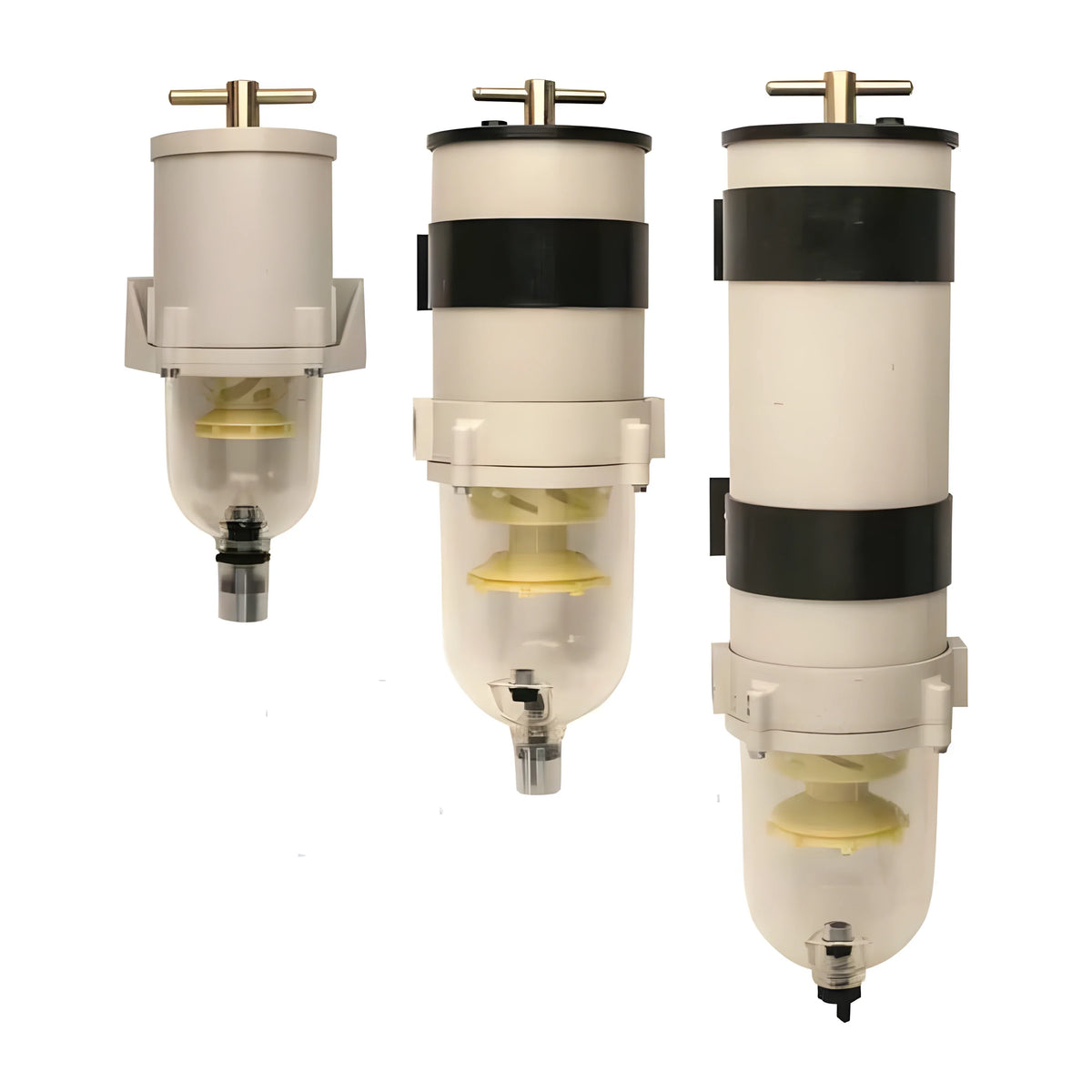 Filtro gasolio nautico centrifugo separatore d'acqua Sacs Turbine 1001 SF, portata 680 Lt/h, fornito con raccordi e cartuccia 30 micron.