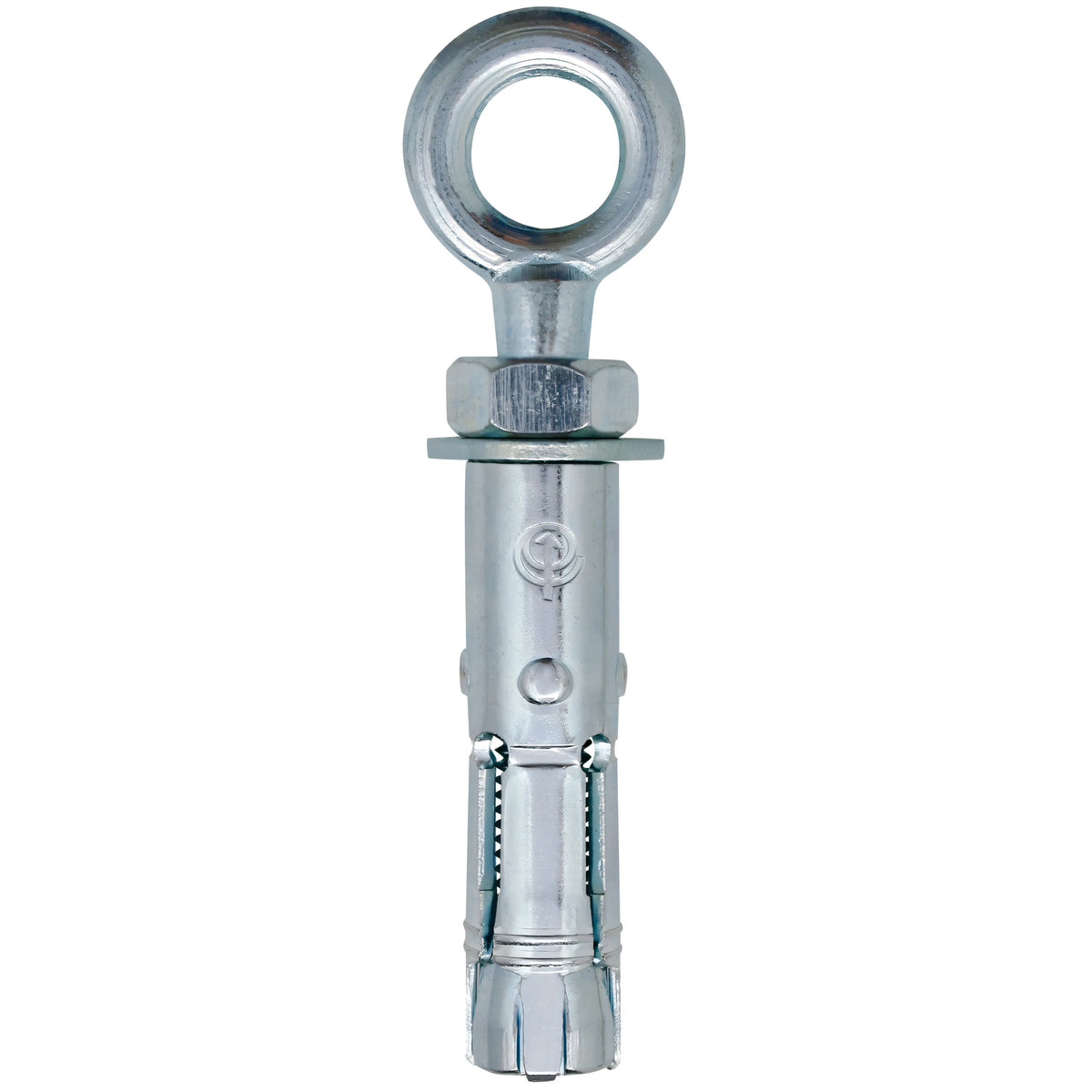Tassello acciaio Friulsider FM-744 Ø14 mm con occhiolo forgiato zincato bianco