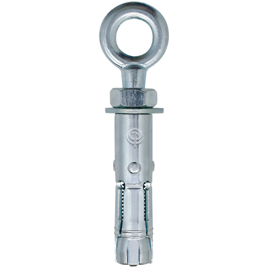Tassello acciaio Friulsider FM-744 Ø14 mm con occhiolo forgiato zincato bianco