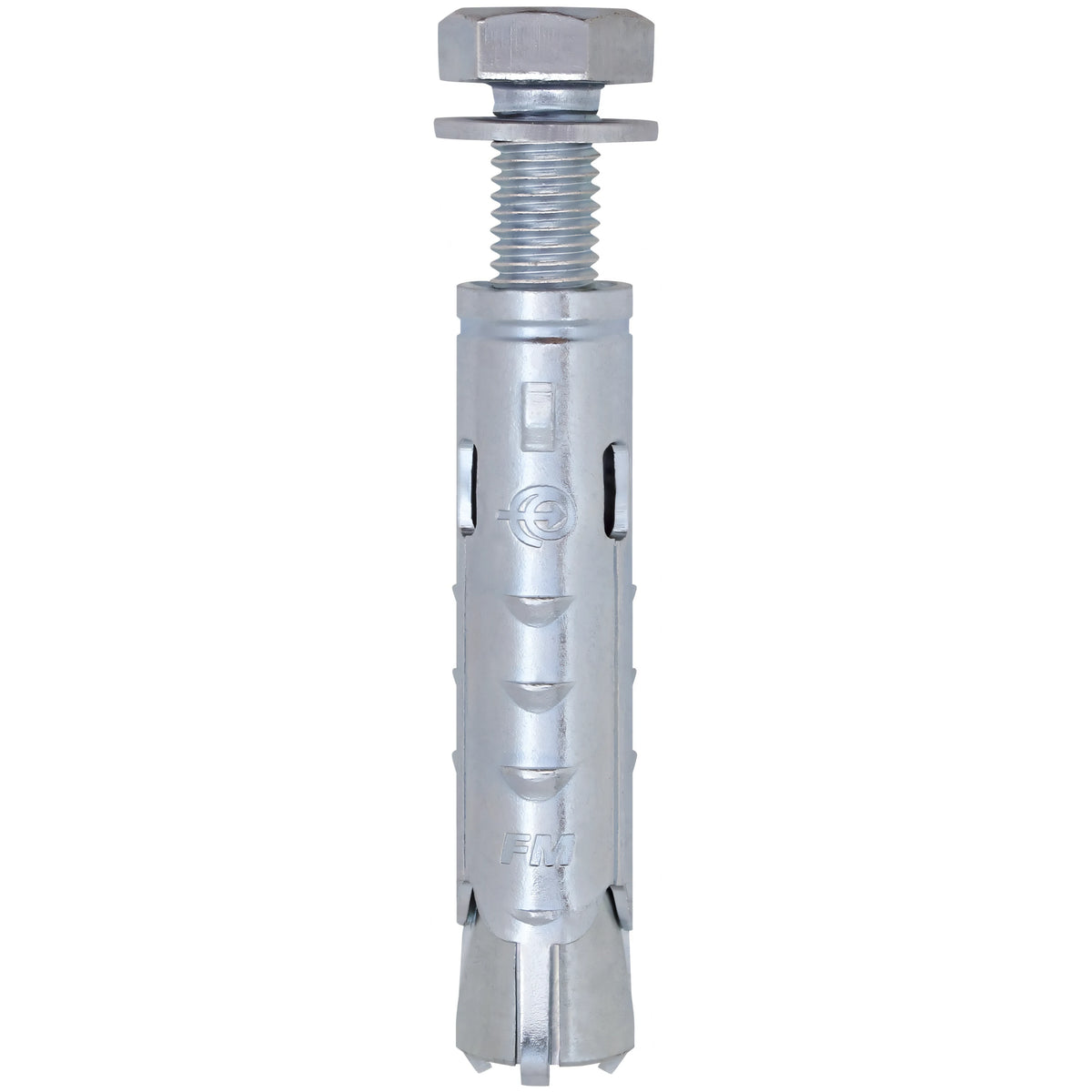 Tassello acciaio Friulsider FM-MP3 evo Ø18 mm pesante zincato bianco con vite a testa esagonale
