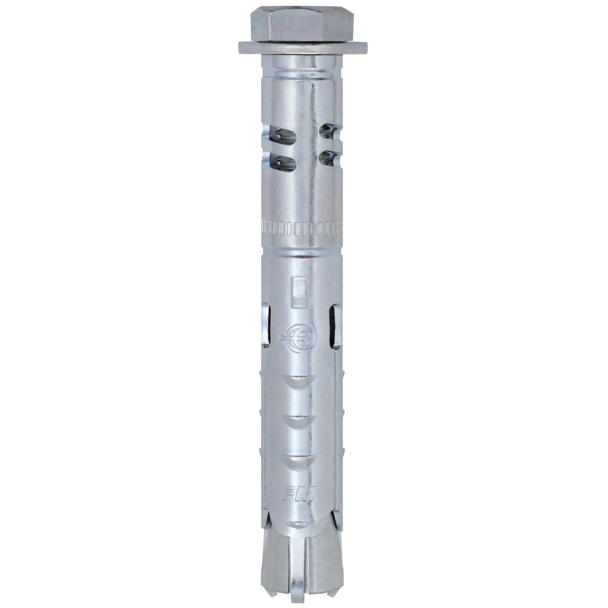 Tassello in acciaio Friulsider FM-MP3 evo LONG con vite lunga, zincato
