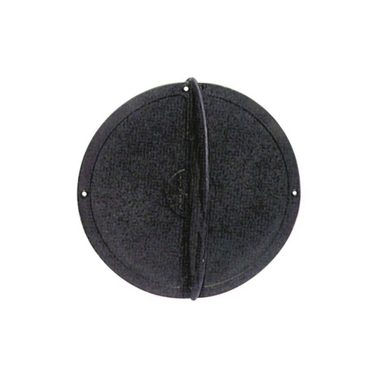 Segnale fonda pallone rotondo nero Ø 300 mm con gancio di aggancio centrale
