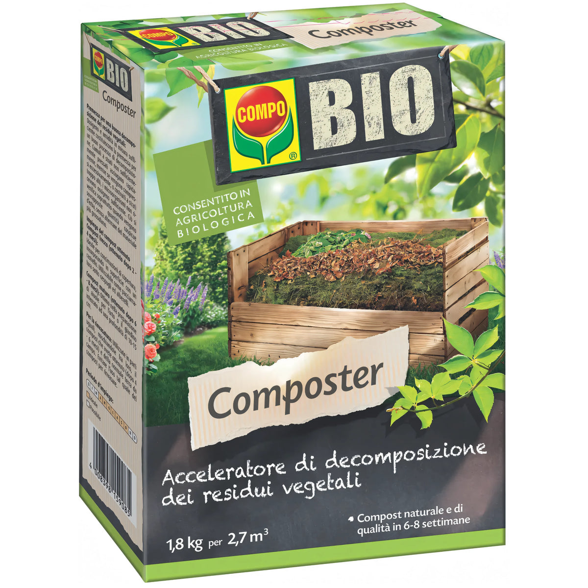 Accelleratore di decomposizione Compo Bio Composter Gesal, confezione 1,8 kg