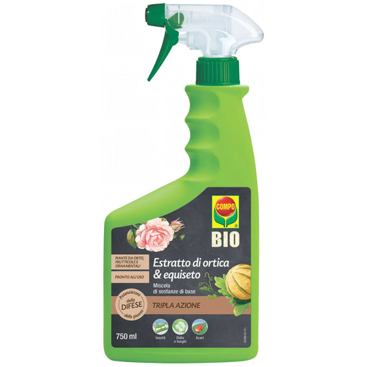 Insetticida tripla azione Compo Bio, flacone 750 ml