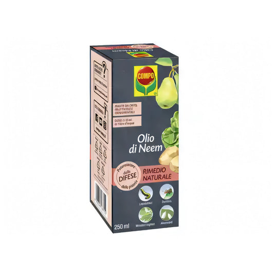 Insetticida Olio di Neem Compo Bio, flacone 250 ml