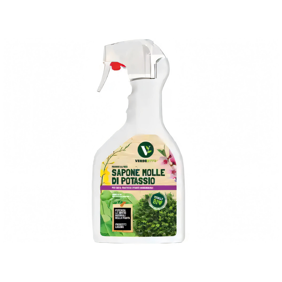 Insetticida sapone molle di potassio Verdevivo Adama, flacone 750 ml