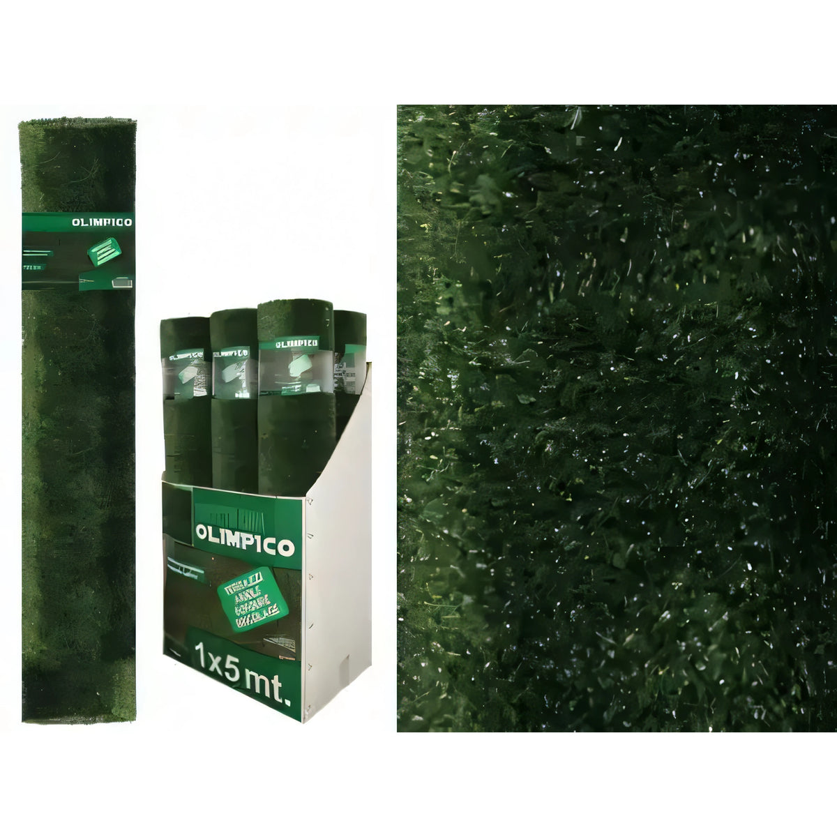Tappeto erba sintetica verde Olimpico GDLC, rotolo
