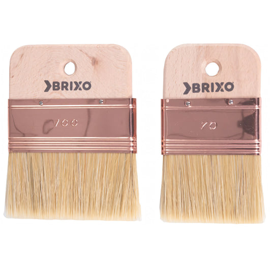 Pennellessa doppia Brixo Spalter con manico in legno
