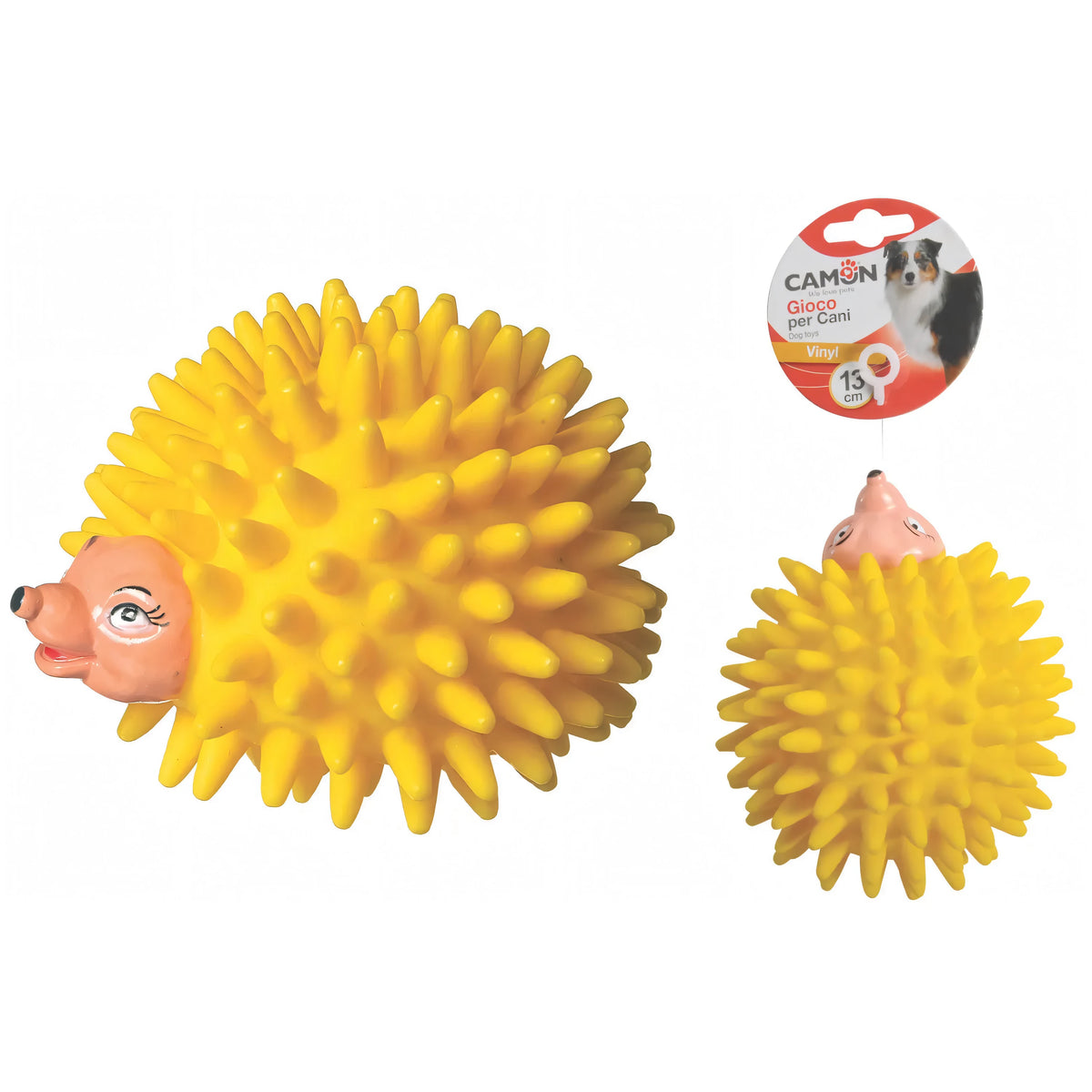 Gioco riccio per cani Camon, Ø 10 cm, colori assortiti