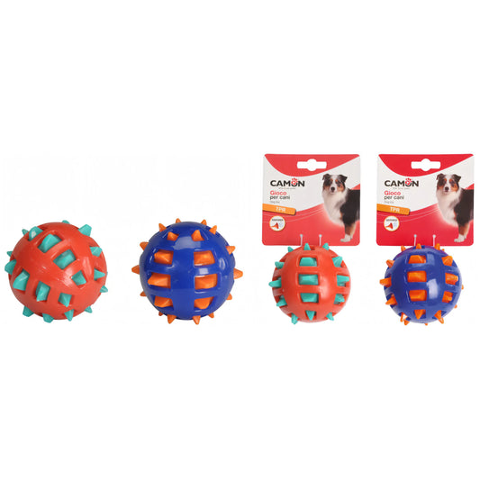 Pallina Camon in TPR con punte per cani, Ø 10 cm