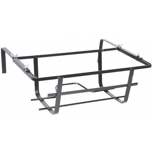 Balconiera Tulipano estensibile in ferro nero, 50 cm