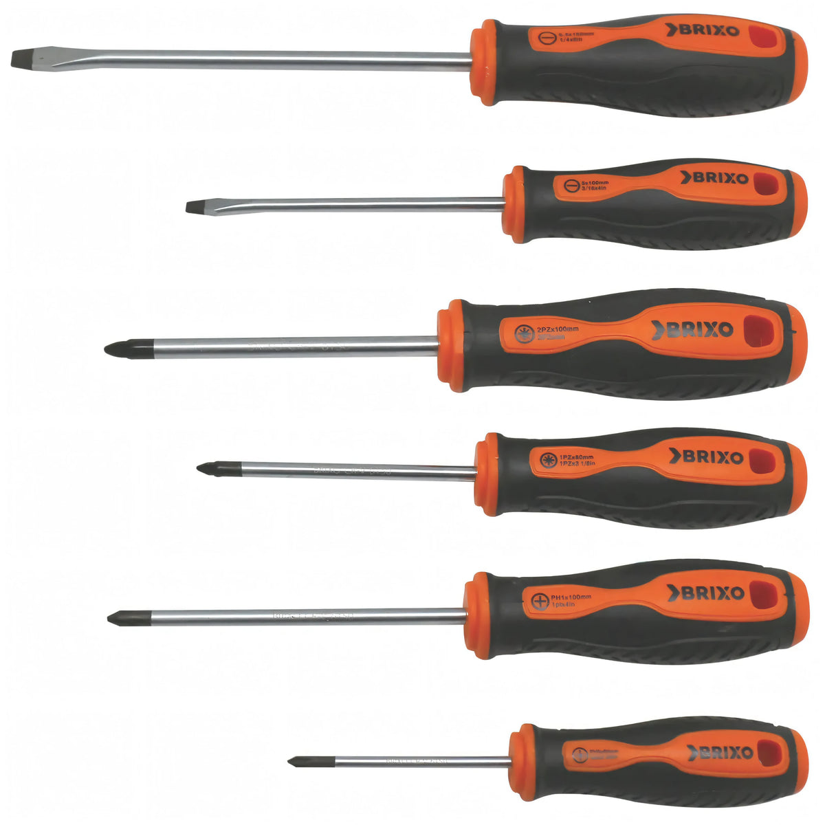 Set giraviti Brixo Work taglio e croce, 6 pezzi