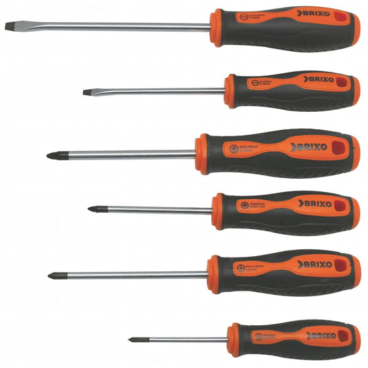Set giraviti Brixo Work taglio e croce, 6 pezzi