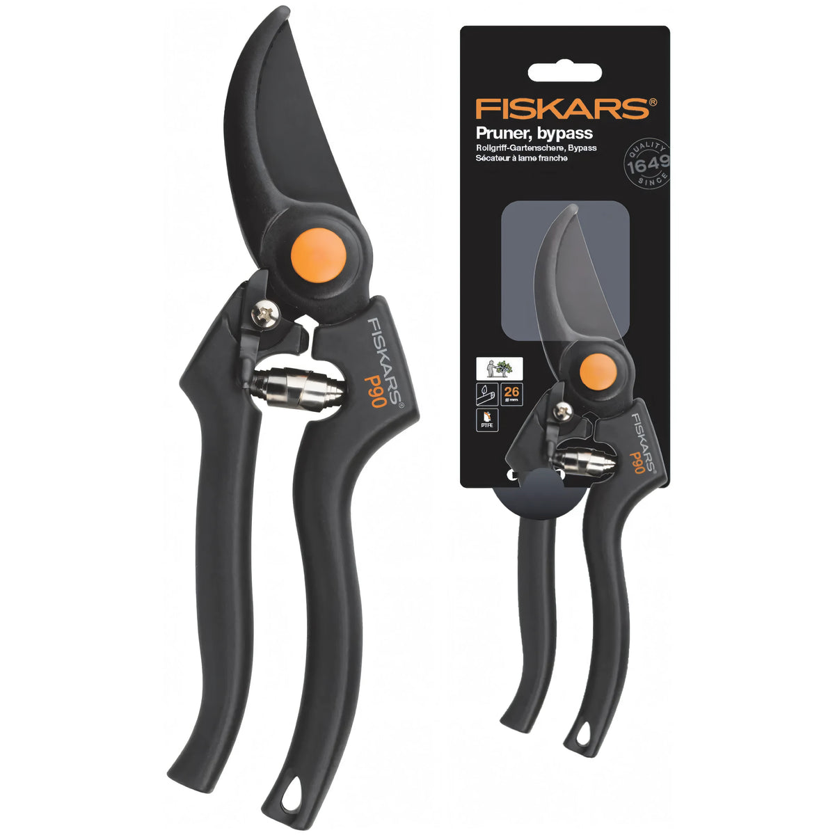 Forbici da potatura Fiskars Garden Pro P90, 23 cm