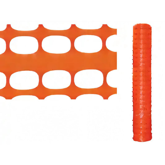 Rete Brixo Limes per recinzione cantiere, H. 100 cm, rotolo 50 metri
