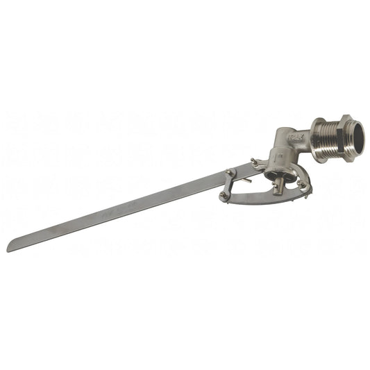 Rubinetto galleggiante in ottone per cassoni, tipo Sicilia, 1 pollice