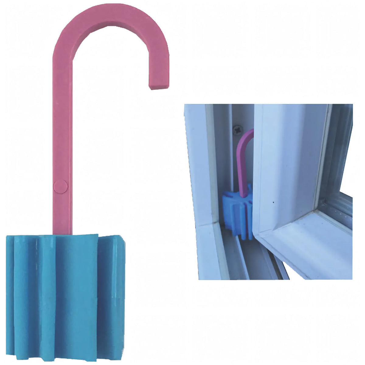 Fermavento Gummy in gomma per cerniere di porte e finestre