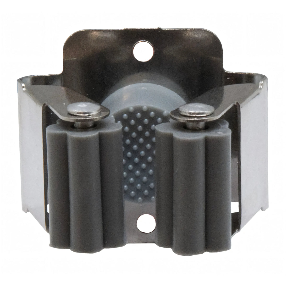 Gancio portascope adesivo a un posto, acciaio inox e PVC
