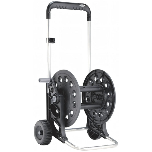 Avvolgitubo a carrello Claber Ecosei 8980 in alluminio, per tubo 1/2" fino a 60 m