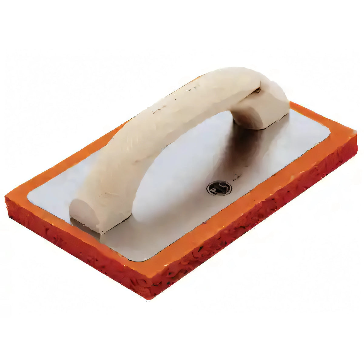 Frattazzo a spugna Ancora Art. 820, base alluminio e manico legno, 13x21 cm