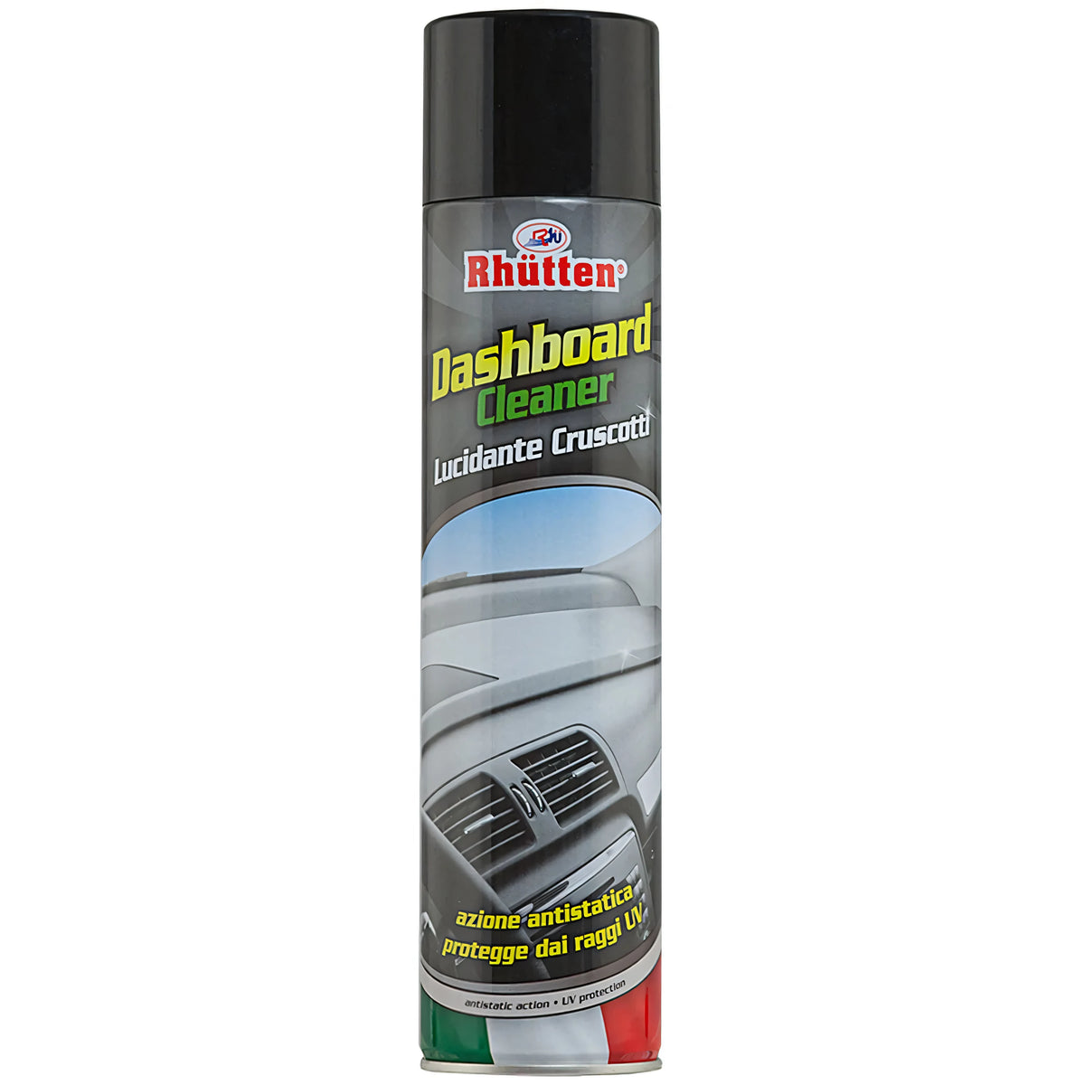 Lucida cruscotti antistatico Rhutten, bomboletta spray 600 ml