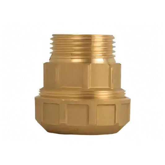 Manicotto diritto maschio Itap in ottone per tubi in polietilene, 1 pollice x 32 mm