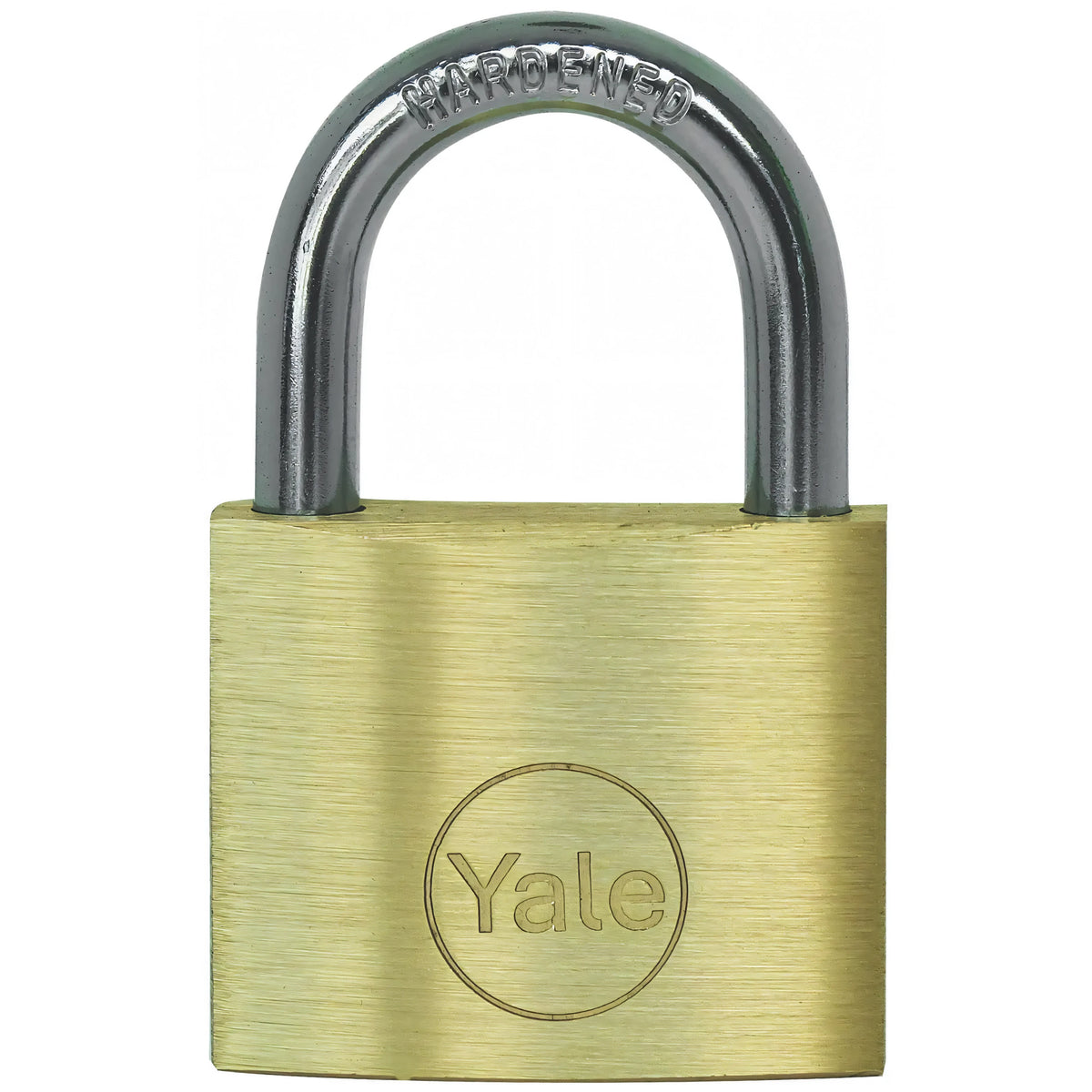 Lucchetto Yale-Corbin YPL 110 in ottone, 50 mm, con due chiavi