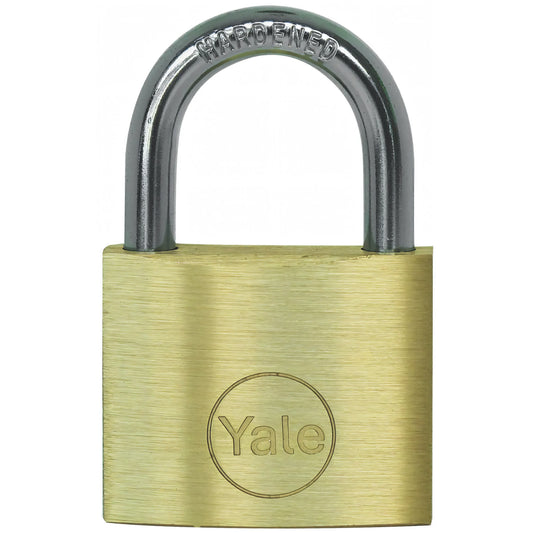 Lucchetto Yale-Corbin YPL 110 in ottone, 50 mm, con due chiavi