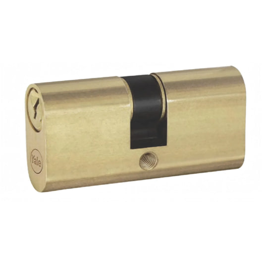 Cilindro Yale ovale N090100 in ottone con chiavi