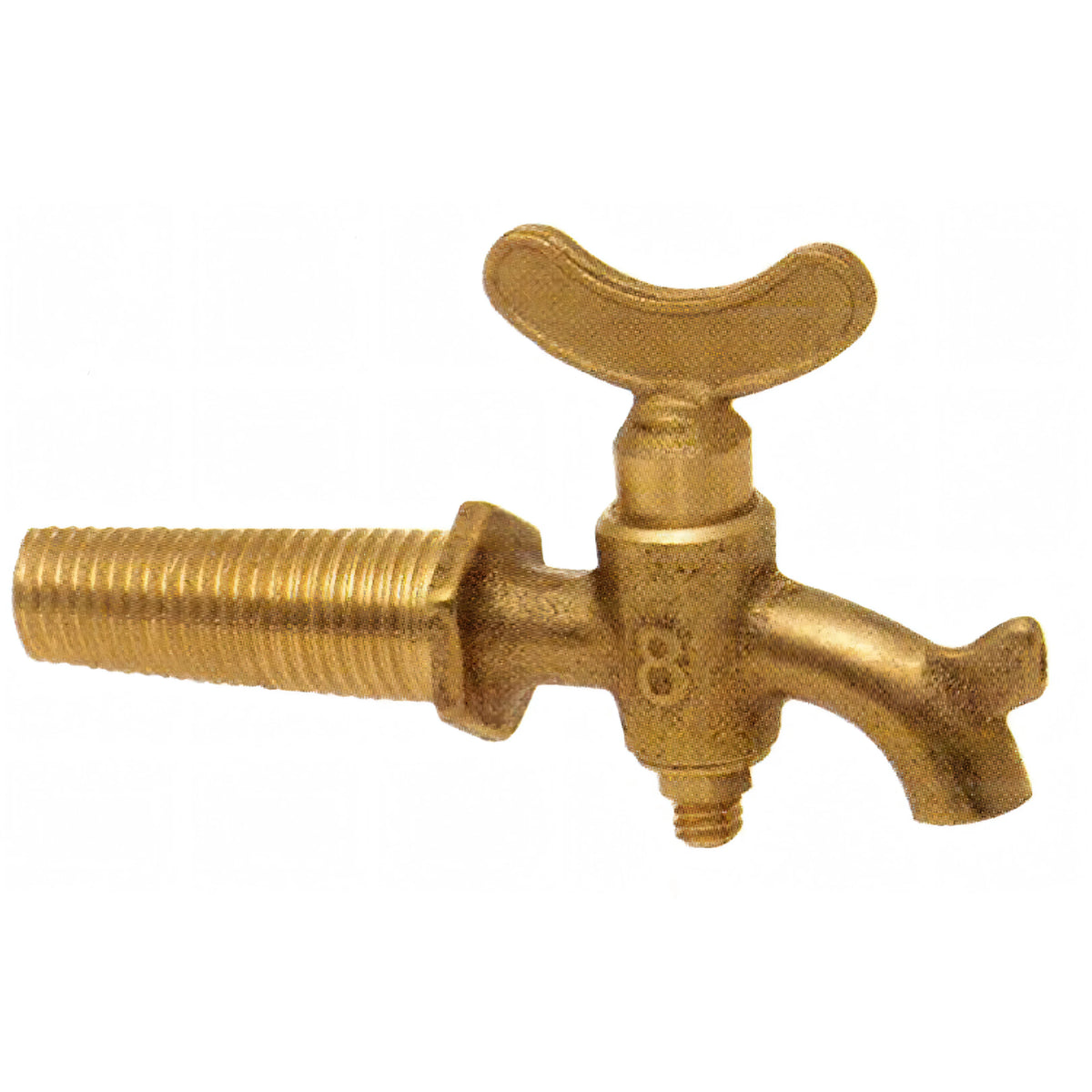 Rubinetto in ottone a sfera per botti, Art. 90, senza portalucchetto